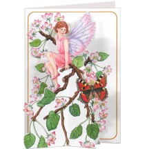 3-D Fairy and Butterfly Card ~ England